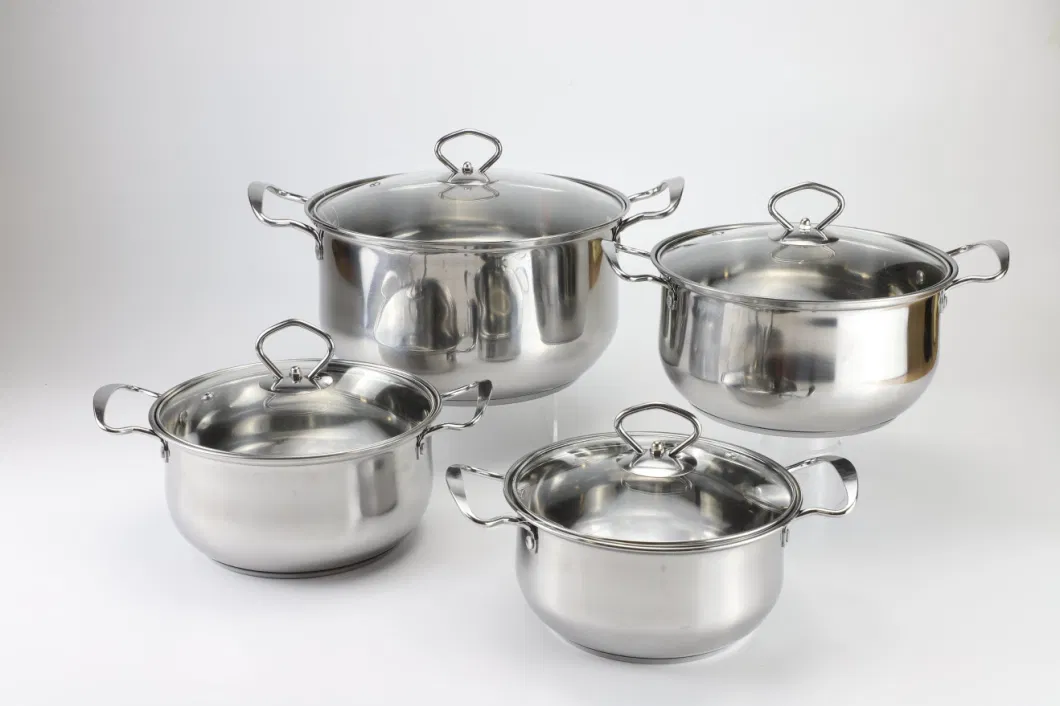 Wholesale Stock Pot Set Stainless Steel Casserole Hotpots Cooking Pots