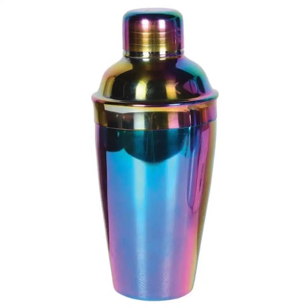 Silver Gun Black Stainless Steel Copper Color Bar Tender Cocktail Shaker Bottle with Logo Customized