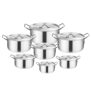 Hot Sale 7PCS Aluminum Soup Pot Set Cookware