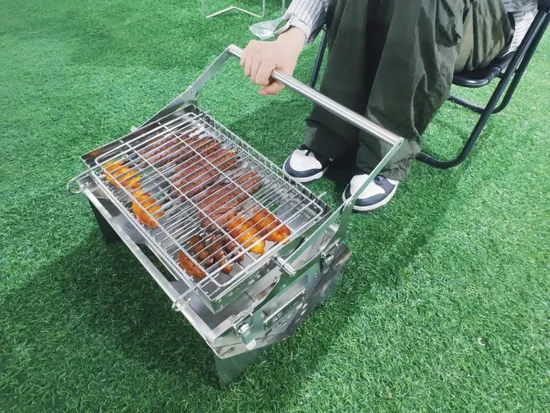 BBQ Grill Foldable Portable Outdoor Camping, Cooking and Barbecue Grill 