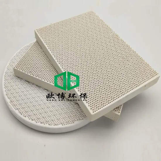 Square/Round Infrared Honeycomb Refractory Cordierite Ceramic BBQ Plate for Gas Stove Burner 