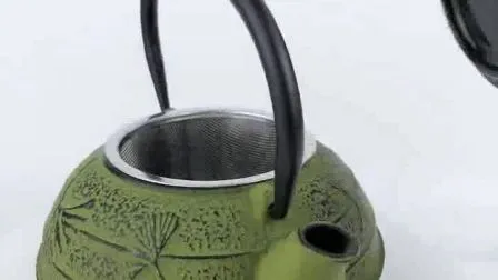 Hot Sale Chinese Antique Enameled Tea Kettle Cast Iron Tea Pot Set 