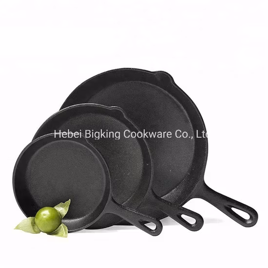 Amazon Top Selling Cast Iron Cookware with Long Handle Skillet Frying Pan 6