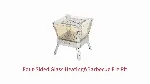 Factory Price Folding Glass Heating and Barbecue Outdoor Wood Fire Pit Barbecue Grill 