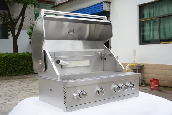 Factory High Quality 304 Stainless Steel Outdoor Kitchen BBQ Grill Built