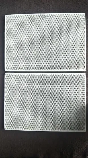 Energy Saving Honeycomb Infrared Combustion Heat Hot Resistant Ceramic Plate Board Tile Chip Panel Hearth for Burner BBQ Gas Cooker Cooking Heater Oven Stove 