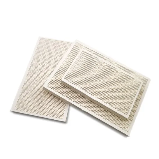 Nanxiang Refractory Honeycomb Ceramic Plate Honeycomb Ceramic Plate for BBQ 